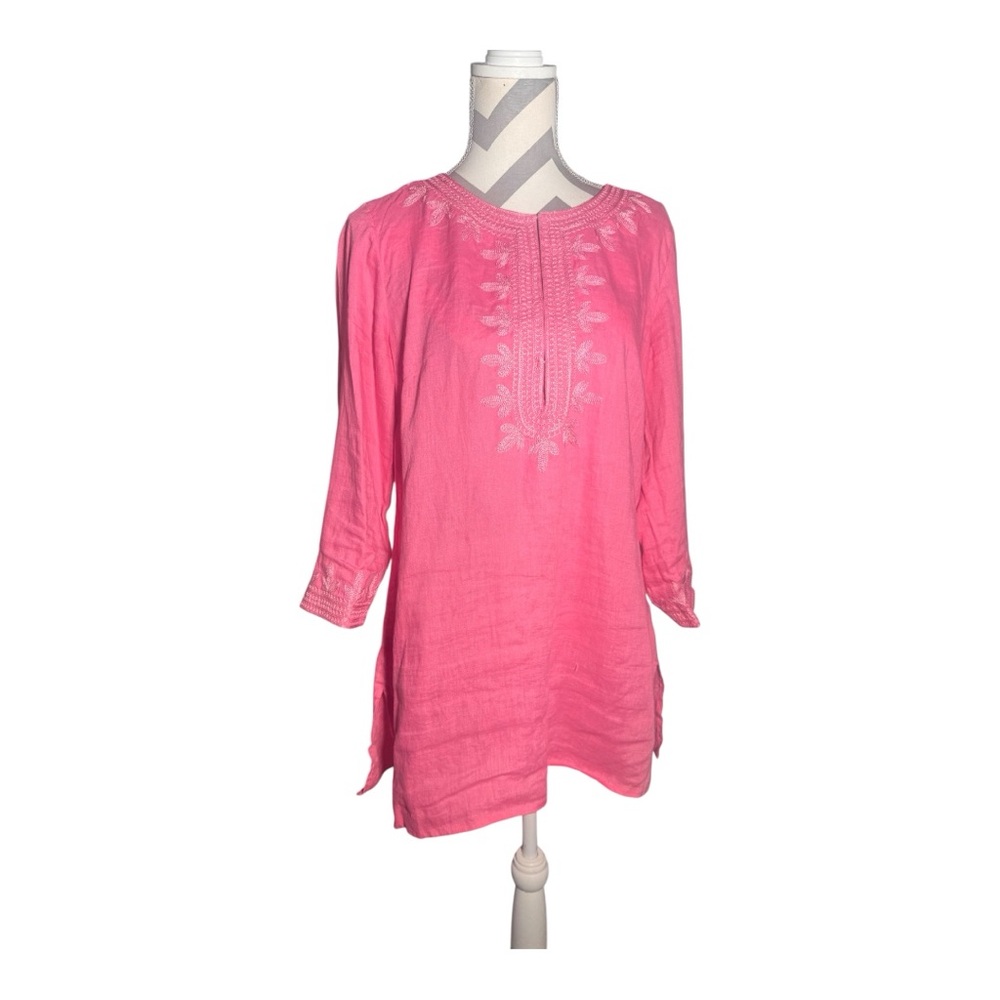 Pink Embroidered Women's Top Saks Off Fifth